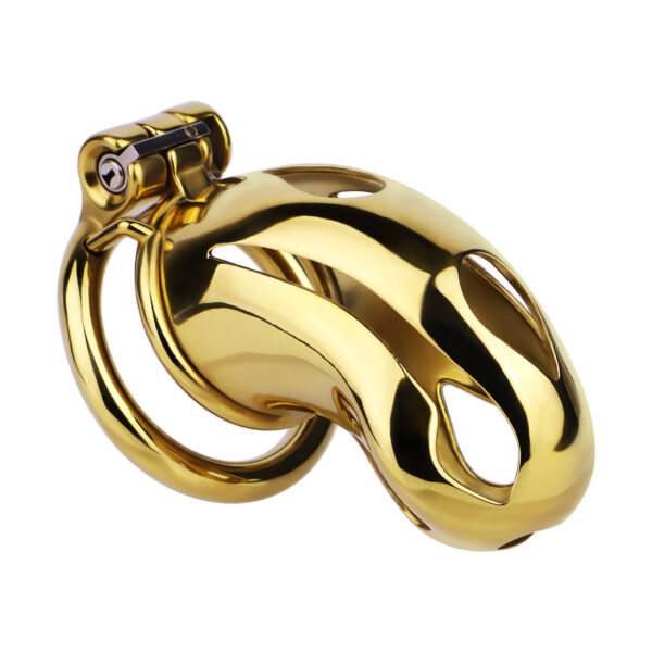 Gold Metal Classic Chastity Cage – S / M / L — product image 28