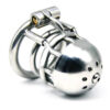 Metal Chastity Cage with Through Hole PA – Cock Cage — image 2 Metal Chastity Cage with Through Hole PA – Cock Cage — product image 2