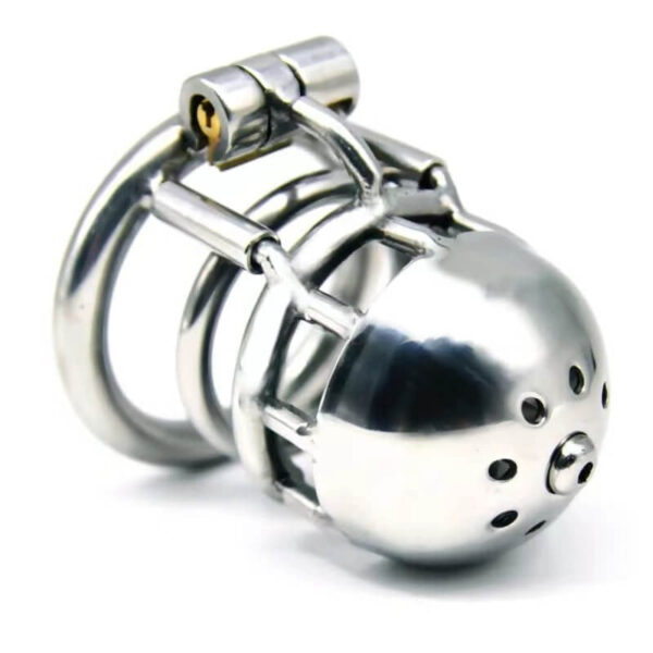 Metal Chastity Cage with Through Hole PA – Cock Cage — image 2 Metal Chastity Cage with Through Hole PA – Cock Cage — product image 2