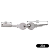 Men’s Stainless Steel PA Locking Chastity Cage — product image 6