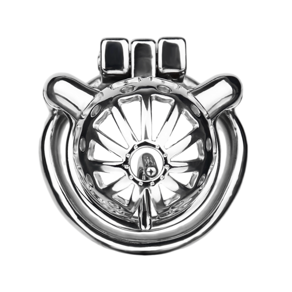 Men’s Stainless Steel PA Locking Chastity Cage — product image 13