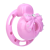 Pink Sissy Bowtie Chastity Cage — product image 6