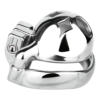 Small Metal Chastity Cage with Black or Pink Soft Pussy Catheter — product image 13