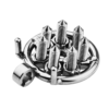 Flat Metal Chastity Cages with Removable Spikes — product image 10