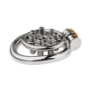 Flat Metal Chastity Cages with Removable Spikes — product image 8