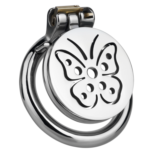 Chic Butterfly Flat Chastity Cage for Sissy — product image 7