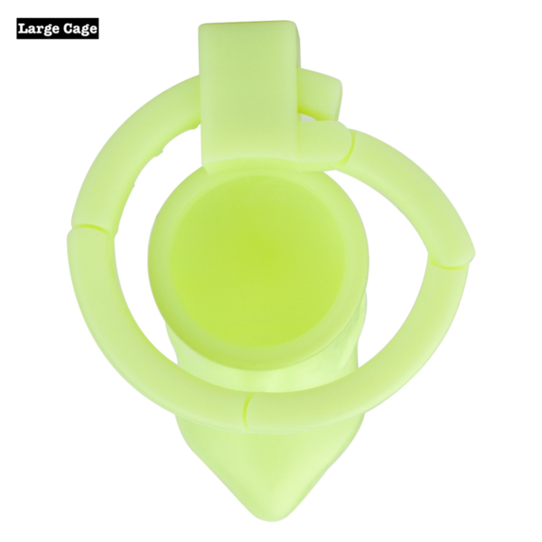 Versatile Resin Chastity Cage with Built-in Adjustable Ring and Detachable Butt Plug — product image 40