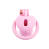 Heart-Shaped Flat & Inverted Chastity Cage – Black / Pink — product image 6