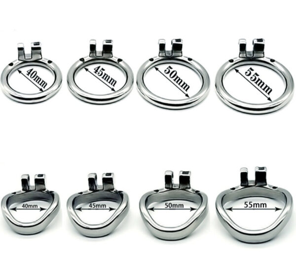 Small Compact Metal Chastity Cage — product image 12