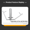 Double-Sided PA Lock Piercing Clamp – Painless Prince Albert Hole Puncher — product image 9