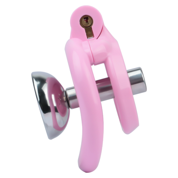 Lightweight Chastity Cage with Removable Inverted Plug and 4 Base Rings — product image 18