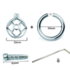 Stainless Steel Urethral Chastity Cage with Removable Metal Tube — product image 17