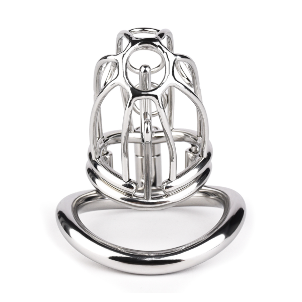 Stainless Steel PA Chastity Cage with Adjustable Strap — product image 5