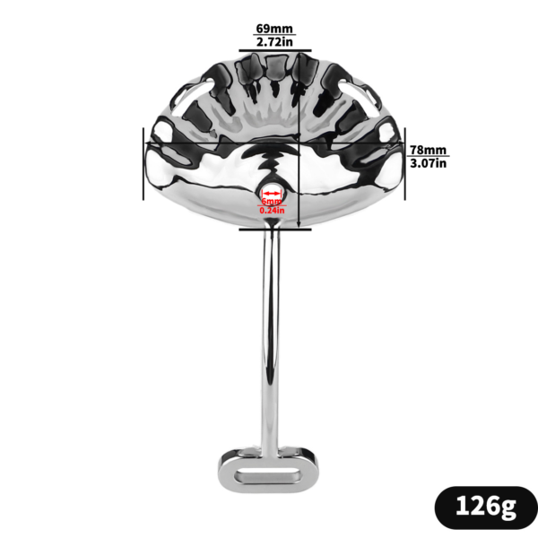 Tiny Shell Chastity Cage with Anal Plug and Catheter — product image 3