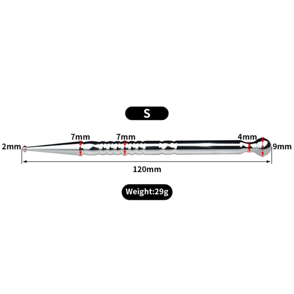 Stainless Steel Dual-Ended Urethral Sound & Anal Plug — product image 3