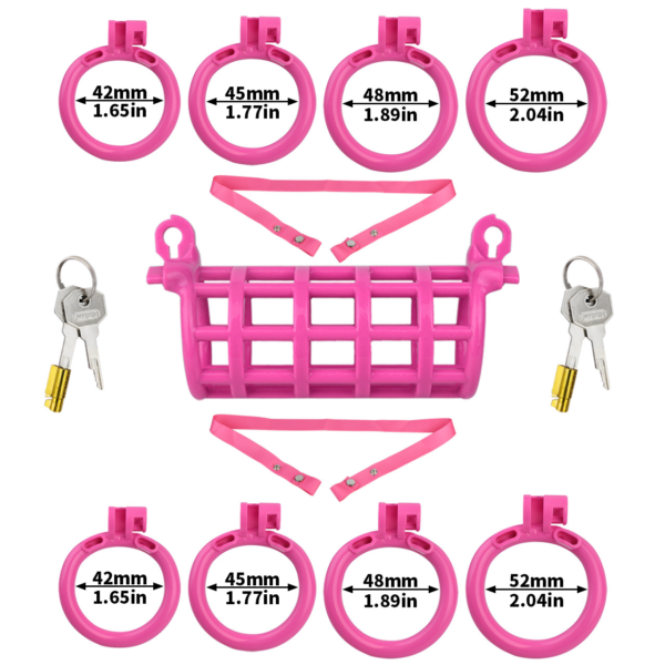 Dual Cock Chastity Device for Couples‘ Mutual Restraint — product image 5