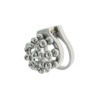 Metal Beaded Chastity Cage with Removable Urethral Catheter — product image 8