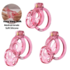 Flexible Soft Silicone Chastity Cage Set — image 2 Flexible Soft Silicone Chastity Cage Set — product image 2