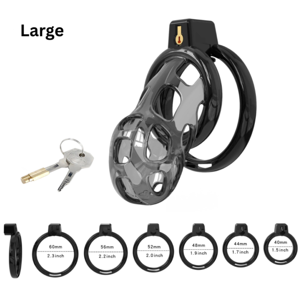 Flexible Soft Silicone Chastity Cage Set — image 8 Flexible Soft Silicone Chastity Cage Set — product image 8