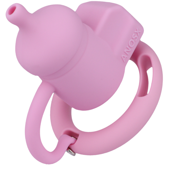 Silicone Baby Bottle Chastity Cage with 4 Locking Rings — product image 31