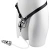 Spiked Chastity Cage with Urethral Anal Plug — product image 1