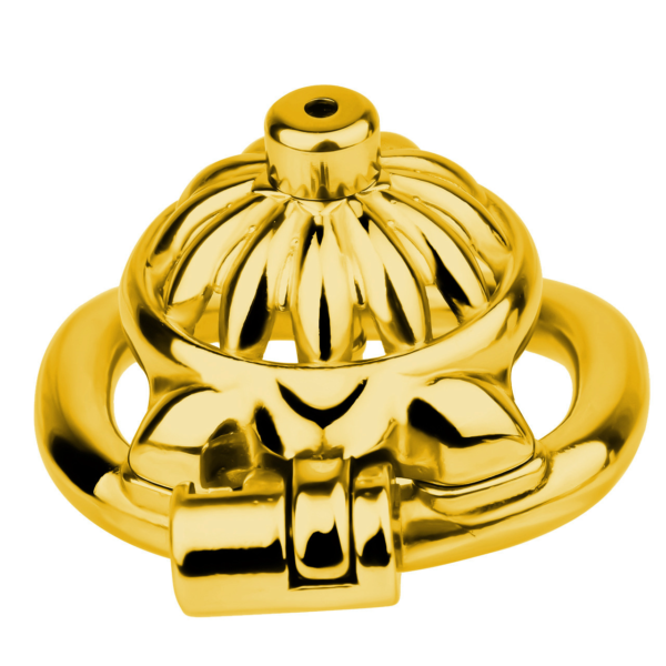 Gold Sunflower Tiny Chastity Cage — product image 19