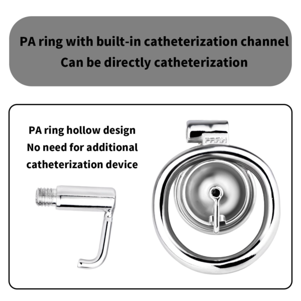Inverted PA Chastity Cage for Pierced Men — image 5 Inverted PA Chastity Cage for Pierced Men — product image 5
