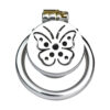 NEW Butterfly Inverted Chastity Cage with Removable Soft Catheter — product image 8