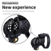 Dual-Lock 3D Printed Resin Chastity Cage with Removable Cap — product image 7