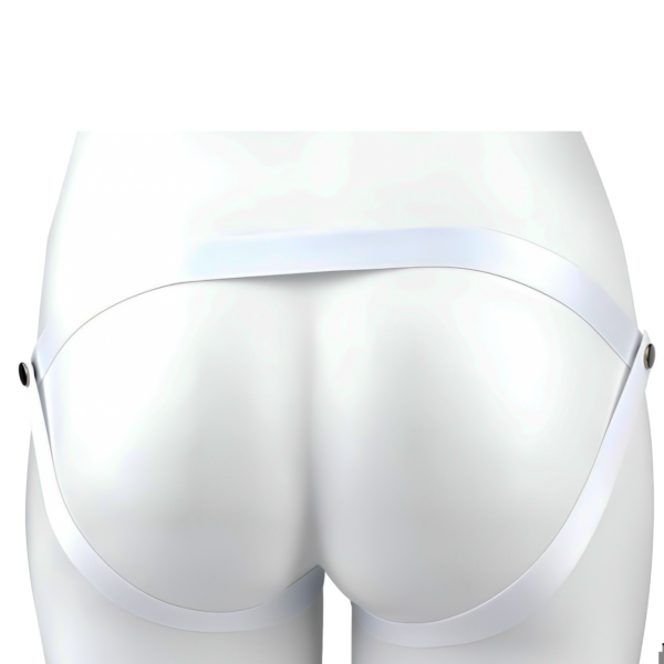 Minimalist Inverted Chastity Cage with Adjustable Nylon Belt — product image 13