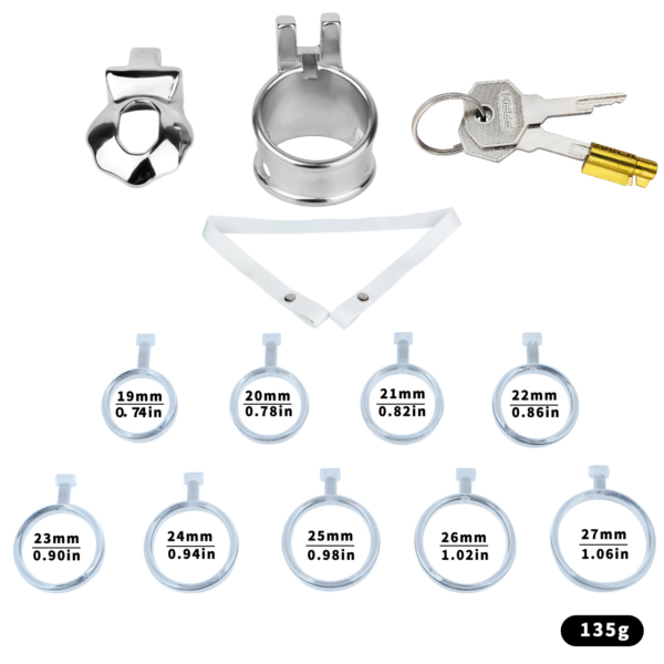 Flat Glans Chastity Lock — image 4 Flat Glans Chastity Lock — product image 4