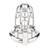 Stainless Steel PA Chastity Cage with Adjustable Strap — product image 6