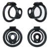 Lightweight Hard Resin Chastity Cage – Black & Pink — product image 10