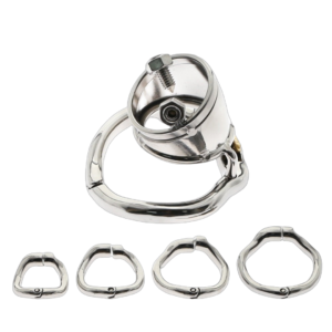 Adjustable Spiked Cock Cage in Stainless Steel — product image 1