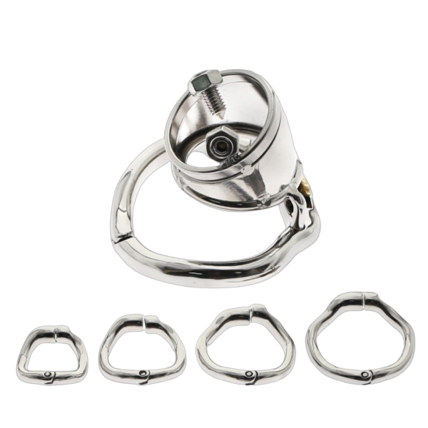 Adjustable Spiked Cock Cage in Stainless Steel — product image 1