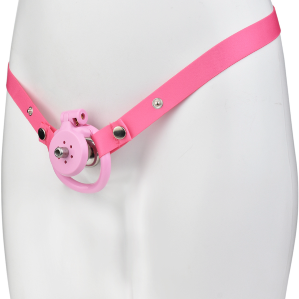 Detachable Flat Inverted Chastity Cage with Strap — product image 40