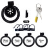 NEW Resin Flat Chastity Cage Set – Black — image 4 NEW Resin Flat Chastity Cage Set – Black — product image 4