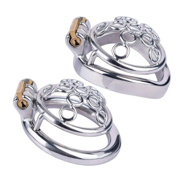 Small Compact Metal Chastity Cage — product image 1