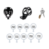 Black Glans Chastity Lock — image 9 Black Glans Chastity Lock — product image 9