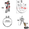 Chic Butterfly Flat Chastity Cage for Sissy — product image 2