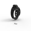 Positive / Negative Resin Chastity Cage Set – Minus / Plus Chastity Device — image 7 Positive / Negative Resin Chastity Cage Set – Minus / Plus Chastity Device — product image 7