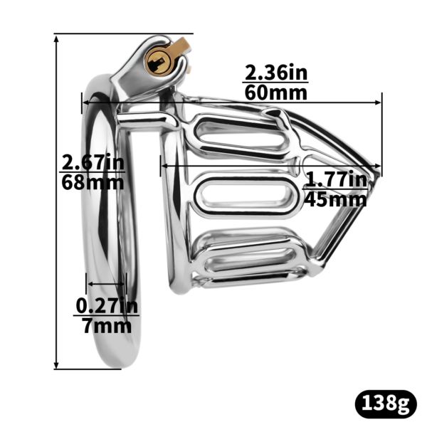 HolyLock Metal Chastity Cage — product image 2