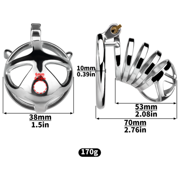 Hollow Chastity Cage – S / M / L / XL — product image 9