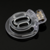 Plastic Flat Chastity Cage with 4 Rings – Multicolor — product image 11