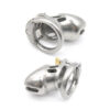 Matte Stainless Steel Chastity Cage – Long / Short Cage — product image 2