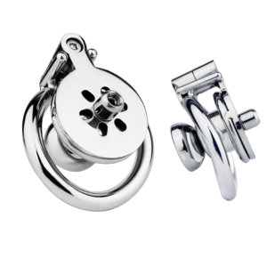 Flat&Inverted Chastity Cage With Detachable Metal Cylinder — product image 1