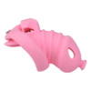 Soft Silicone Chastity Cage with Invisible Lock and 4 Base Rings — product image 7