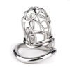 Stainless Steel PA Chastity Cage with Adjustable Strap — product image 8