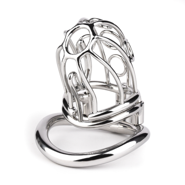 Stainless Steel PA Chastity Cage with Adjustable Strap — product image 8