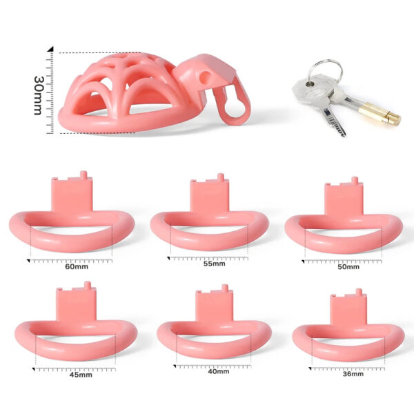 Small Lightweight Resin Spidernet Chastity Cage — image 11 Small Lightweight Resin Spidernet Chastity Cage — product image 11